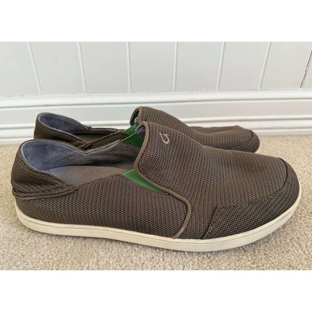 OluKai Brown Boat Shoes